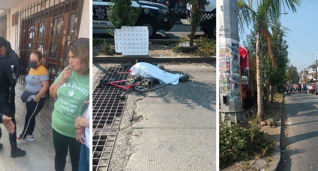 MUERE CICLISTA ARROLLADO EN XALAPA