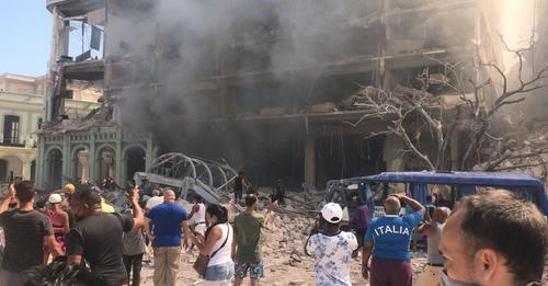 Potente explosión causa daños en clásico hotel de La Habana