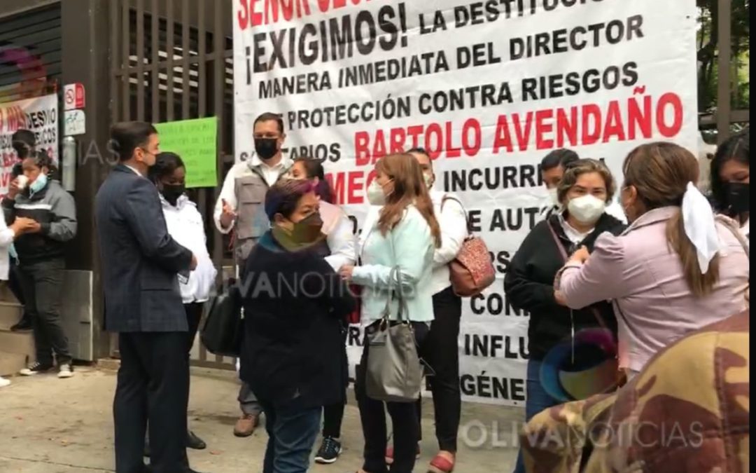 TRABAJADORES SINDICALIZADOS DE LA SECRETARÍA DE SALUD EN EL ESTADO DE VERACRUZ, INICIARON UN PARO DE LABORES EN XALAPA