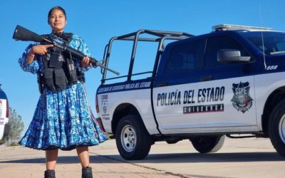 PRIMERA MUJER RARAMURI EN INGRESAR A LA POLICIA ESTATAL DE CHIHUAHUA