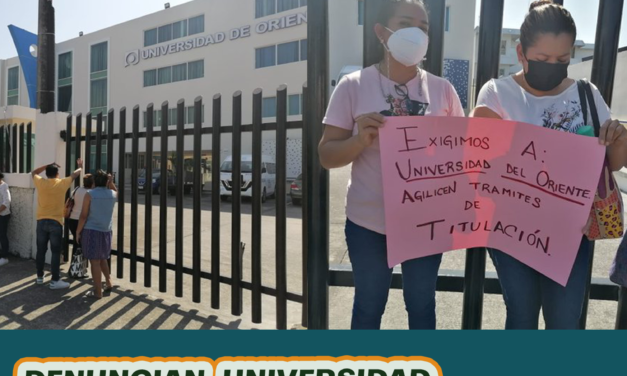 𝗘𝗦𝗧𝗨𝗗𝗜𝗔𝗡𝗧𝗘𝗦 𝗗𝗘𝗡𝗨𝗡𝗖𝗜𝗔𝗡 𝗔 𝗨𝗡𝗜𝗩𝗘𝗥𝗦𝗜𝗗𝗔𝗗 𝗣𝗥𝗜𝗩𝗔𝗗𝗔, 𝗧𝗥𝗔𝗦 𝗡𝗢 𝗥𝗘𝗖𝗜𝗕𝗜𝗥 𝗧Í𝗧𝗨𝗟𝗢𝗦