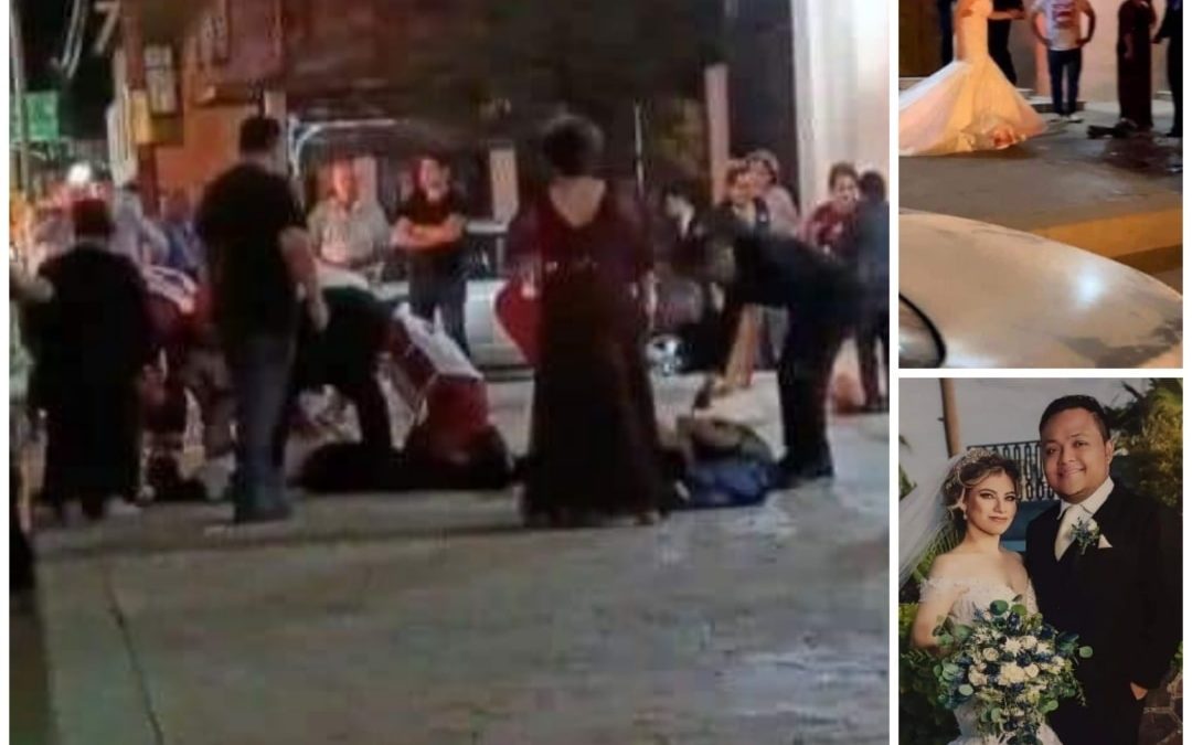 ¡TRAGEDIA! ASESINAN A NOVIO SALIENDO DE SU BODA EN LA PUERTA DE LA IGLESIA EN CABORCA