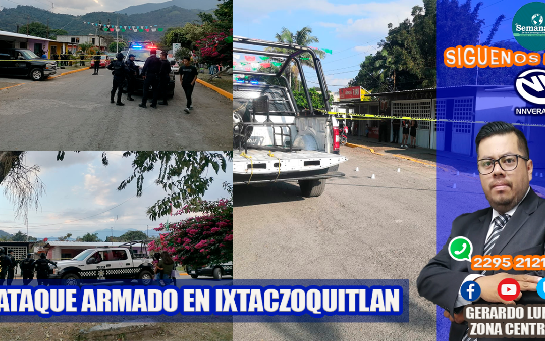 ATAQUE ARMADO DEJA UNA VICTIMA Y CUATRO HERIDOS, DOS SON MENORES DE EDAD