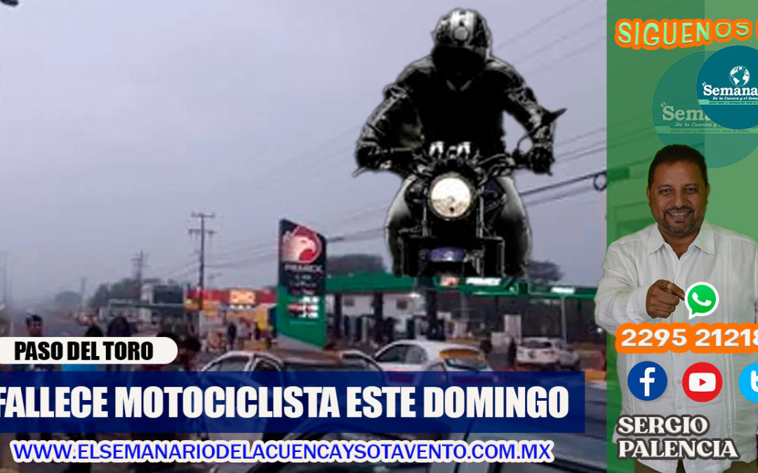 FALLECE MOTOCICLISTA EN PASO DEL TORO ESTE DOMINGO PRIMERO DE ENERO DEL 2023