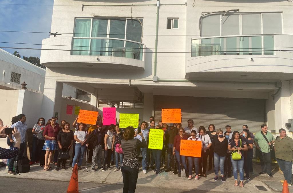 TOMAN LAS INSTALACIONES DE LA DELEGACION DE LA SEV EN VERACRUZ