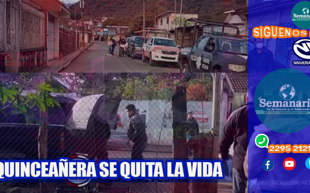 QUINCEAÑERA SE QUITA LA VIDA