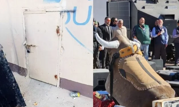 Puerta en penal clandestina