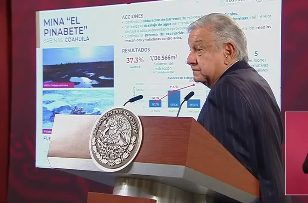 Rescate de cuerpos de mineros de El Pinabetes