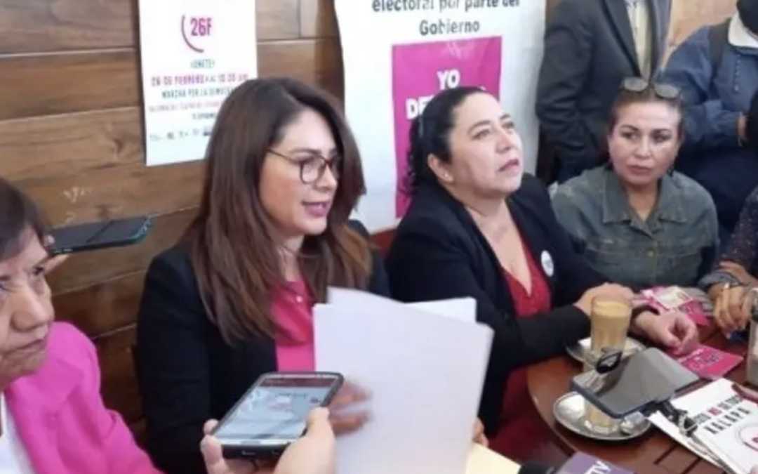 Marcha en defensa del INE
