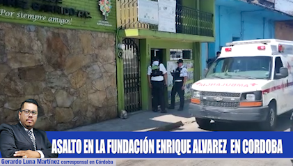 ASALTO EN LA FUNDACIÓN ENRIQUE ÁLVAREZ GARRIDO EN CÓRDOBA