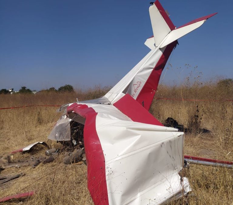 ‘AVIONAZO’ EN SAN JOSÉ VISTA HERMOSA, ESTADO DE MORELOS, CON DOS MUERTOS