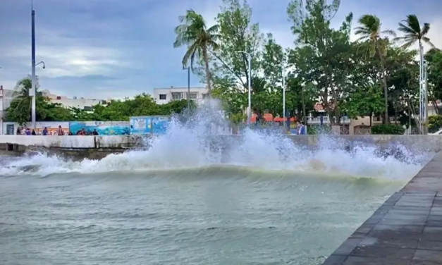 Norte violento en Veracruz con rachas de hasta 105 km/h, ¿Cuándo?
