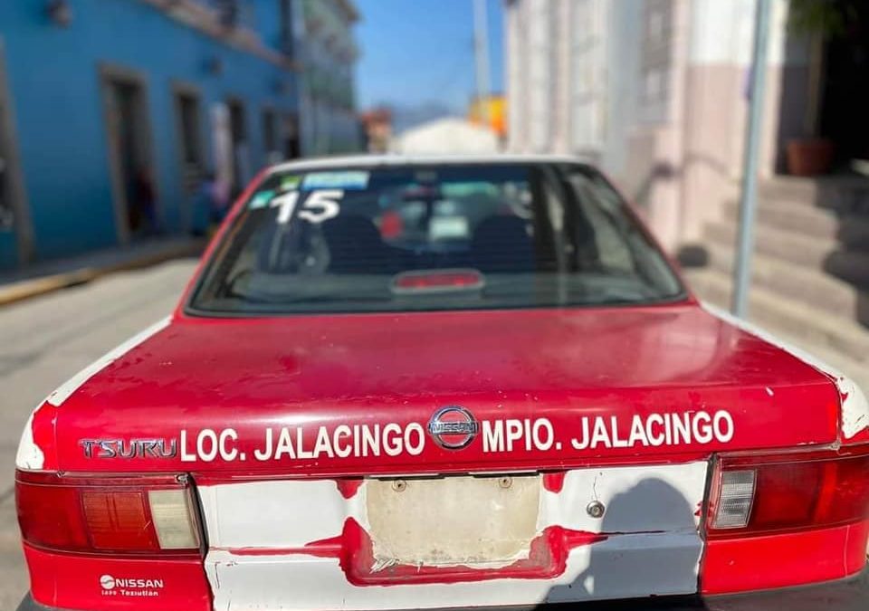 RECUPERAN TAXI ROBADO