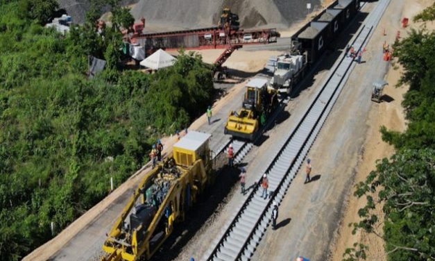 Veracruz envía más de un millón de toneladas de roca para Tren Maya