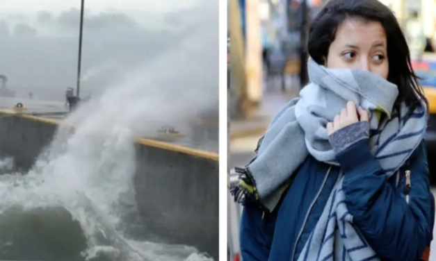 Alerta Gris para tomar precaución por Surada, Frente frío, y Norte de 105 km/h