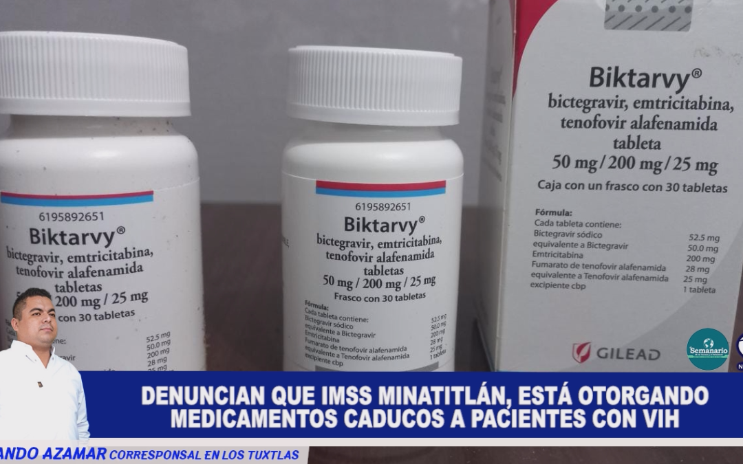 ENTREGA MEDICAMENTOS CADUCOS EN EL IMSS DE MINATITLAN