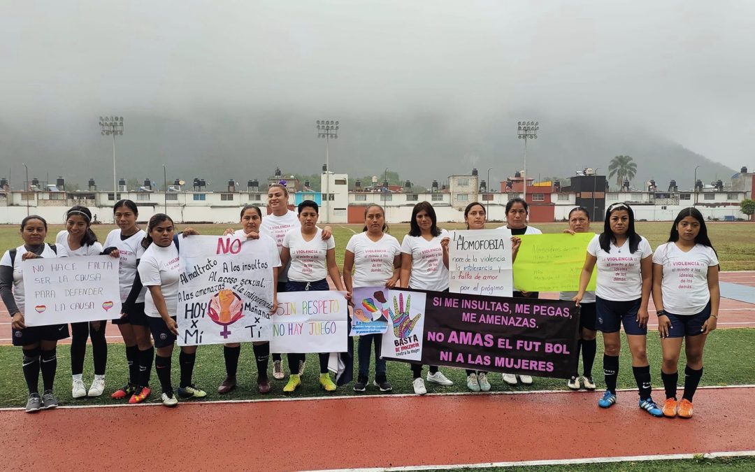 MUJERES NO JUEGAN FINAL DE FUTBOL EN PROTESTA POR VIOLENCIA (FOTOS)