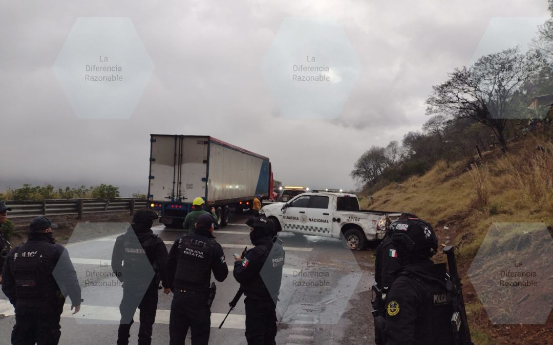 VUELCA PATRULLA DE LA GUARDIA NACIONAL (VIDEO)
