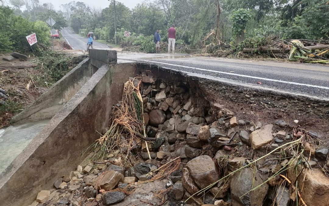 SUPERVISAN DAÑOS POR LLUVIAS EN MARTINEZ DE LA TORRE