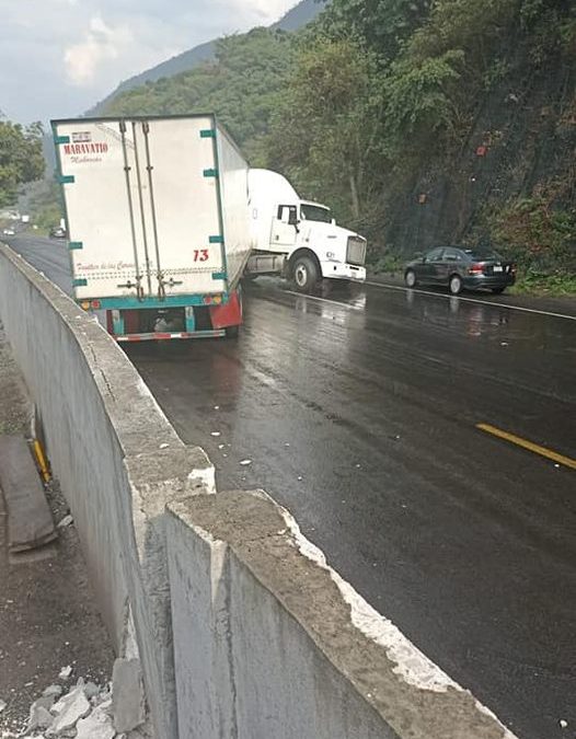 CIERRE PARCIAL DE CIRCULACIÓN POR ACCIDENTE