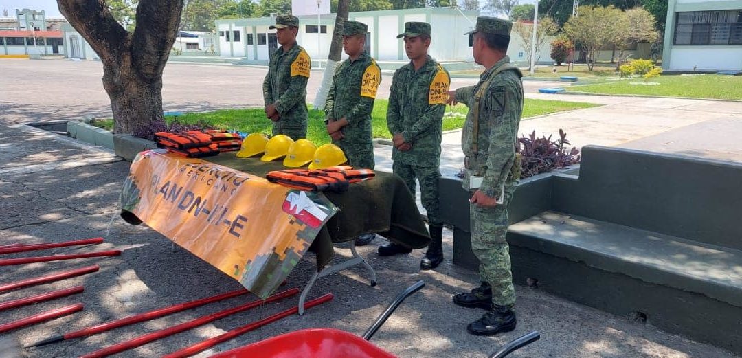 PRESENTA SEDENA EL PLAN D-N-III ANTE LLEGADA DE LA TEMPORADA DE LLUVIAS