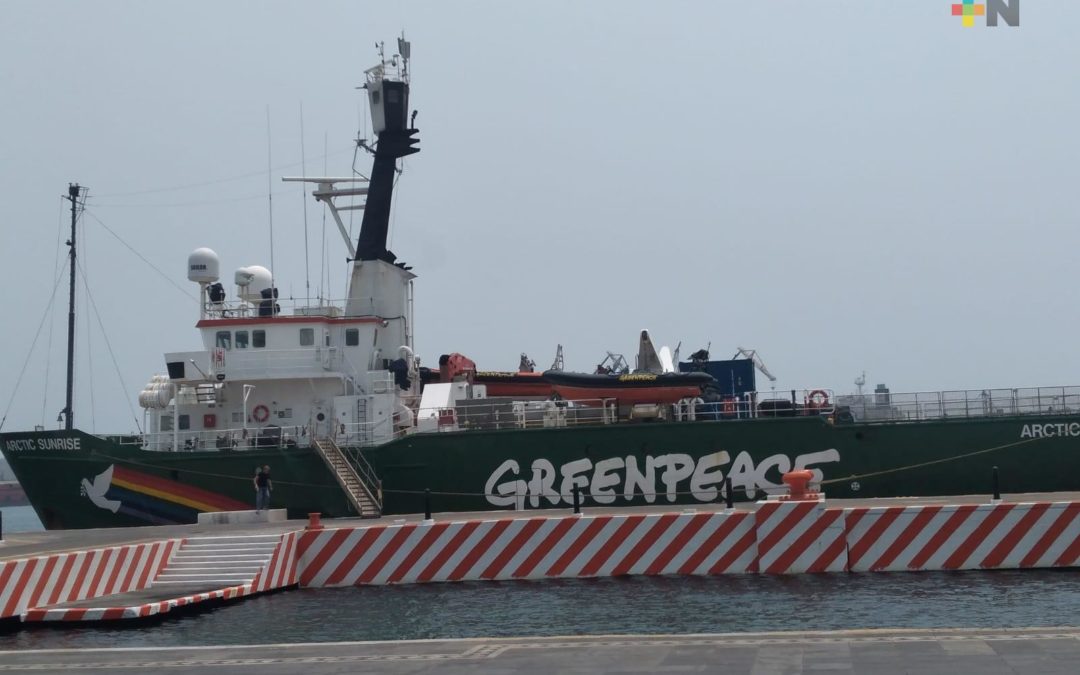 ⛴GREENPEACE BUSCA SENSIBILIZAR A LOS VERACRUZANOS