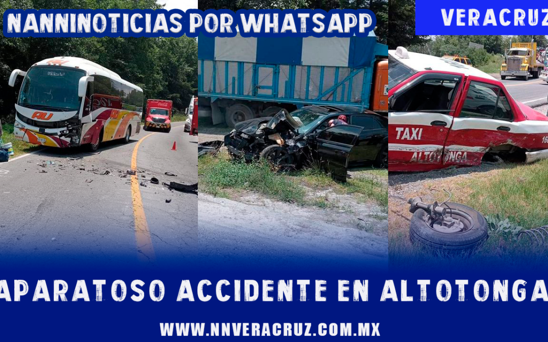 APARATOSO ACCIDENTE EN ALTOTONGA