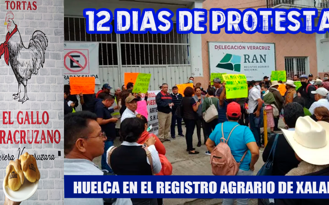 12 DÍAS DE HUELGA EN EL REGISTRO AGRARIO NACIONAL DELEGACIÓN XALAPA