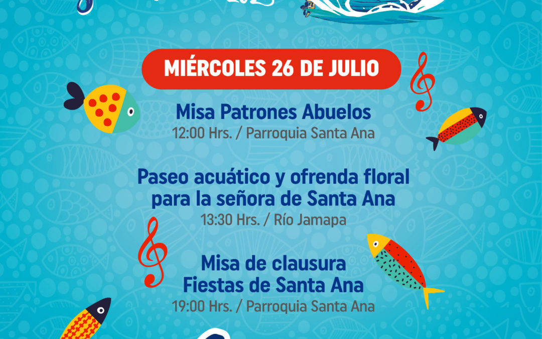 RECORRIDO DE LA VIRGEN DE SANTA ANA POR EL RIO