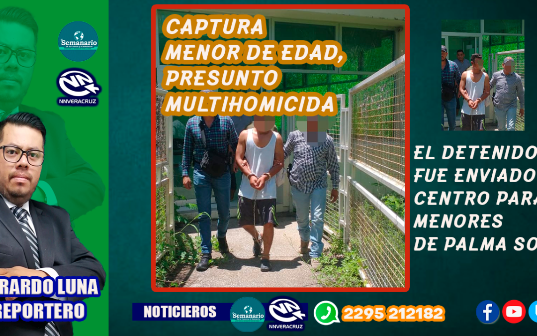 ?AGENTES MINISTERIALES CAPTURAN A MULTIHOMICIDA