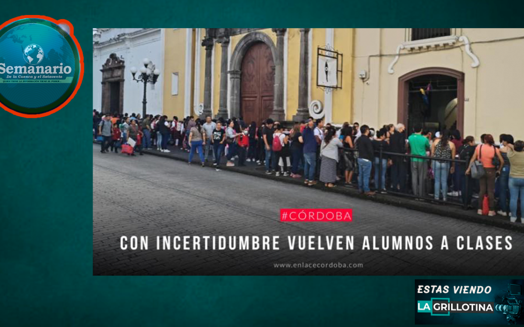 CON INCERTIDUMBRE VUELVEN ALUMNOS A CLASES