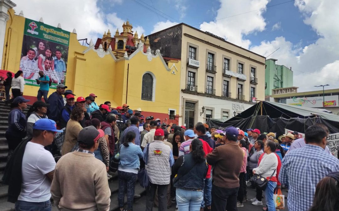 ?EJIDATARIOS DE PEROTE PIDEN AL GOBERNADOR CUITLAHUAC GARCIA SU INTERVENCIÓN ANTE INVASIÓN DE SUS PARCELAS