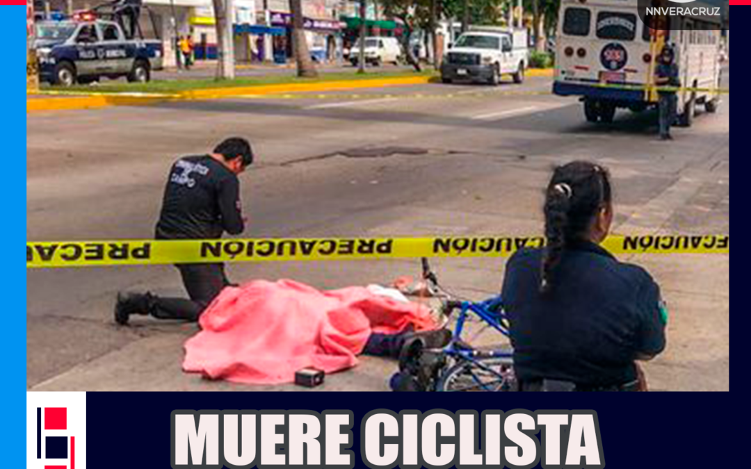 ??PIERDE LA VIDA CICLISTA AL SER ATROPELLADO POR CAMIÓN URBANO
