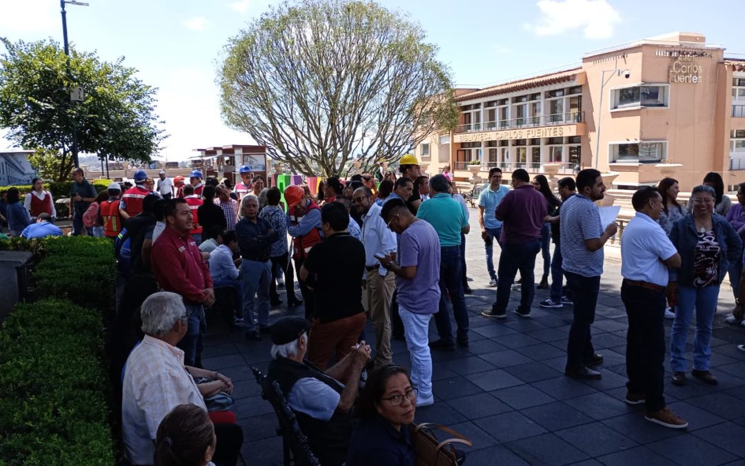 ?AYUNTAMIENTO DE XALAPA REALIZA SIMULACRO