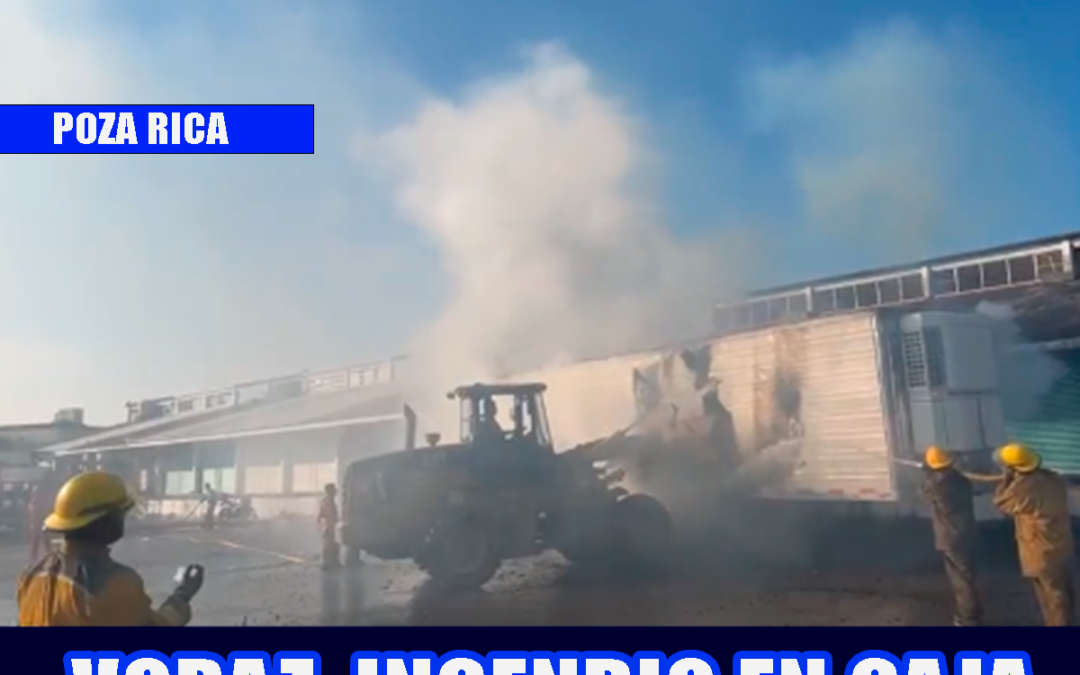 ?INCENDIO EN CAJA SECA CARGADA DE CARBÓN