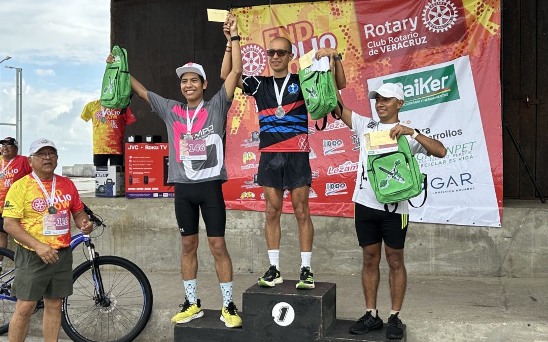 CONQUISTAN EVELYN RAMIREZ Y ENRIQUE MARTINEZ LA CARRERA «END POLIO NOW»