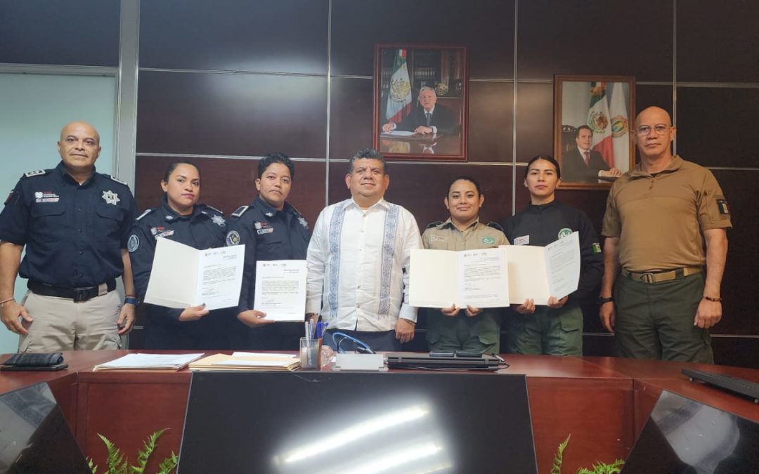 DESIGNA SSP A CUATRO MUJERES AL FRENTE DE COMANDANCIAS Y DELEGACIONES DE POLICIA