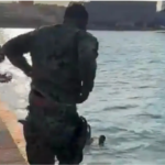 Esto dijo alcaldesa de Veracruz sobre el policía que rescató a bebé al caer al mar del Malecón