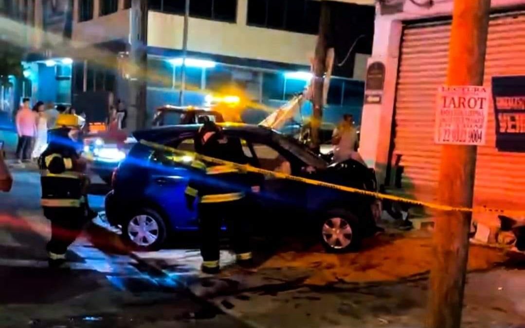 GRAVE ACCIDENTE EN EL CENTRO DE VERACRUZ