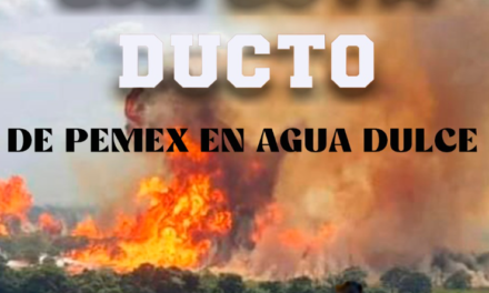 EXPLOTA DUCTO DE PEMEX !!, EN AGUA DULCE