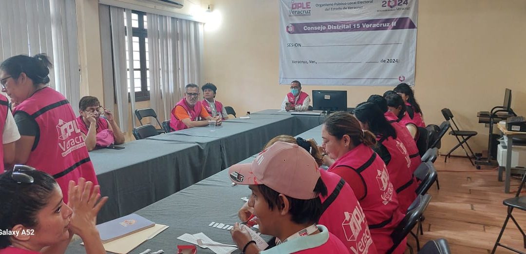 EL 27 DE MAYO ENTREGARÁN PAQUETERÍA ELECTORAL A PRESIDENTES DE CASILLA EN VERACRUZ