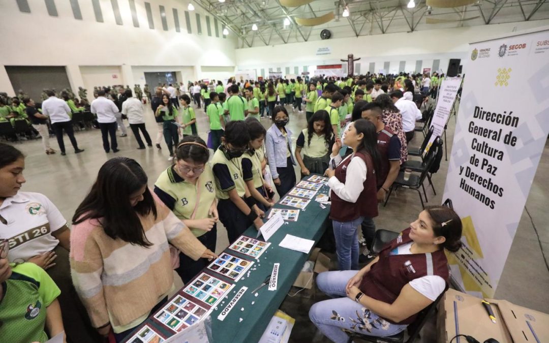 La paz es responsabilidad de todos; invita Gobernador a jóvenes a construirla juntos