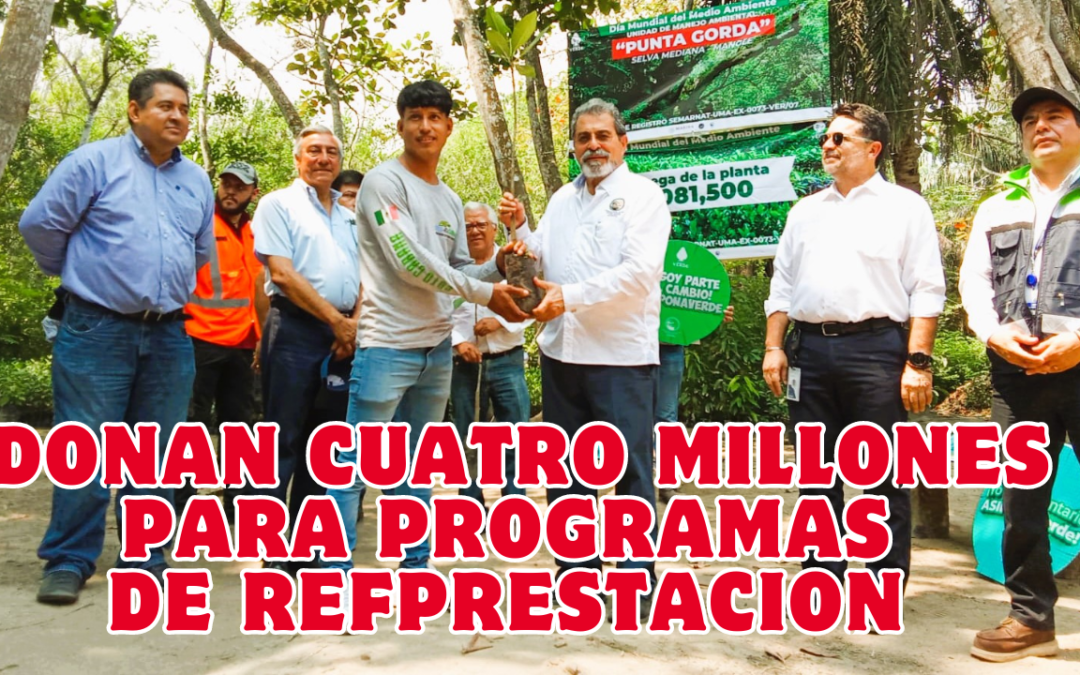 ASIPONA VERACRUZ DONA MAS DE CUATRO MILLONES DE PESOS DE PLANTAS A PROGRAMAS DE REFORESTACIÓN
