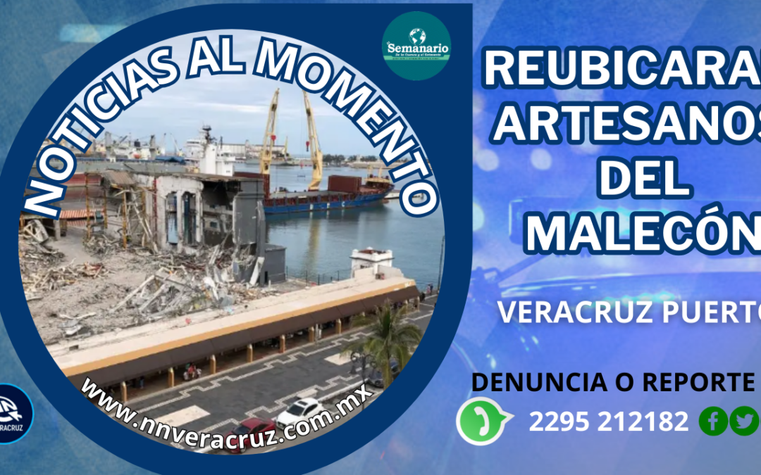 REUBICARAN A LOS ARTESANOS DEL MALECÓN