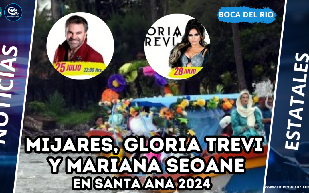 MIJARES, GLORIA TREVI Y MARIANA SEOANE EN FIESTAS DE SANTA ANA 2024