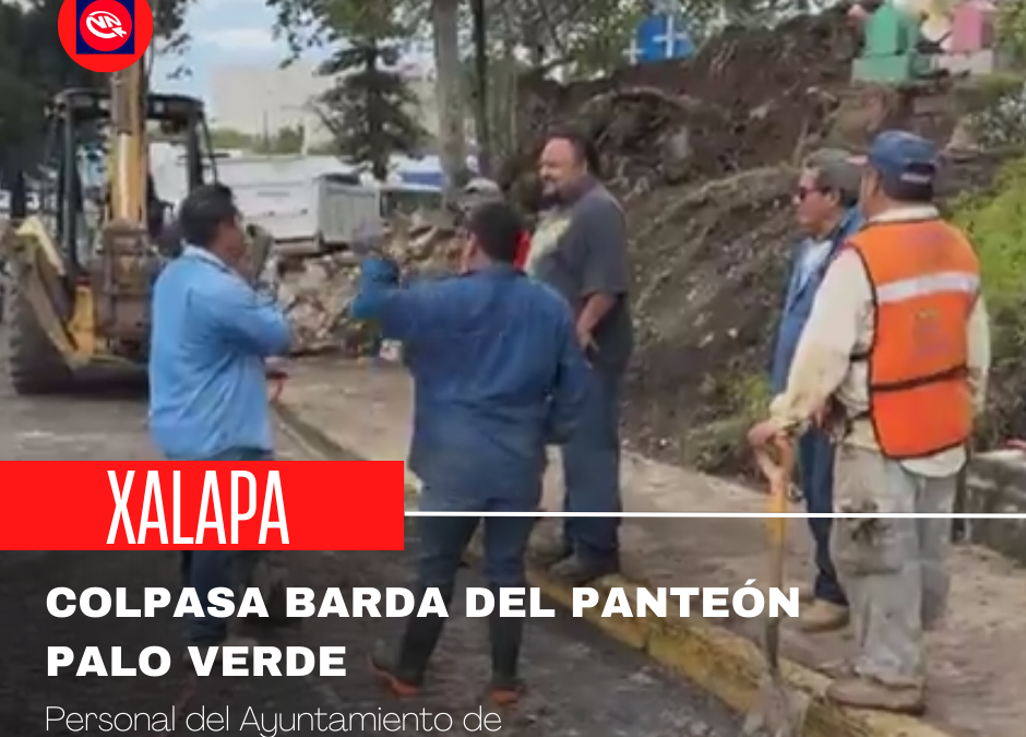 COLAPSA BARDA DEL PANTEÓN PALO VERDE (VIDEO)