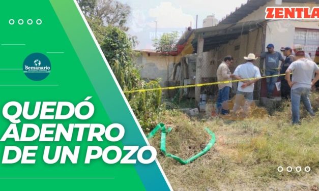 MUERE POR FALTA DE OXIGENO ADENTRO DE UN POZO
