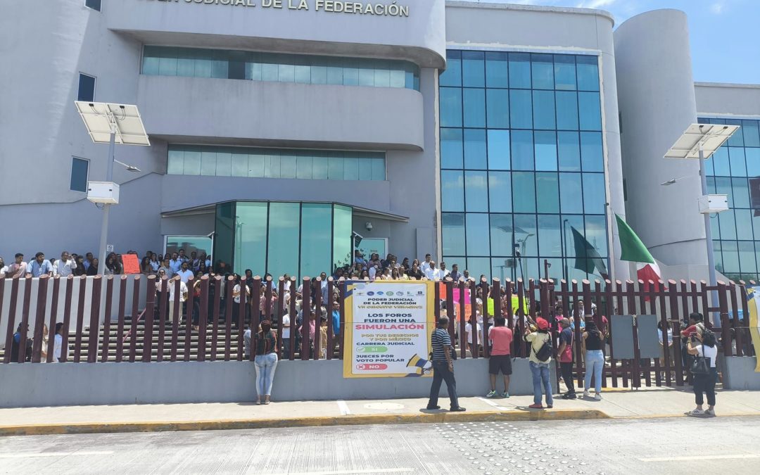 Siempre sí, trabajadores del Poder Judicial Federal, inician paro indefinido de labores