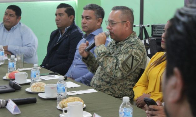 Participa Gobierno de San Andrés Tuxtla en acciones colaborativas con Defensa.