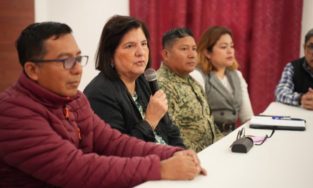 Alcaldesa y Defensa, presiden reunión para la coordinación del programa “Escuela Segura” en San Andrés Tuxtla.